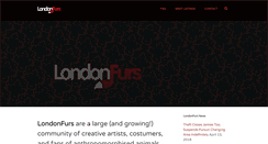 Desktop Screenshot of londonfurs.org.uk